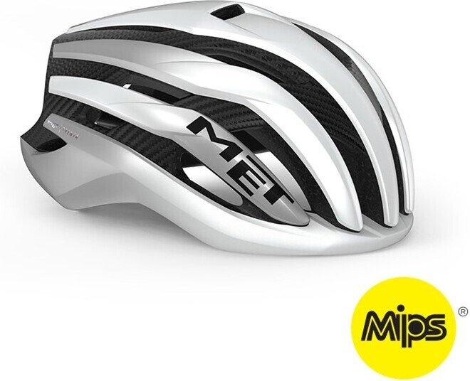 MET kiiver Trenta 3K Carbon MIPS 56-58cm valge