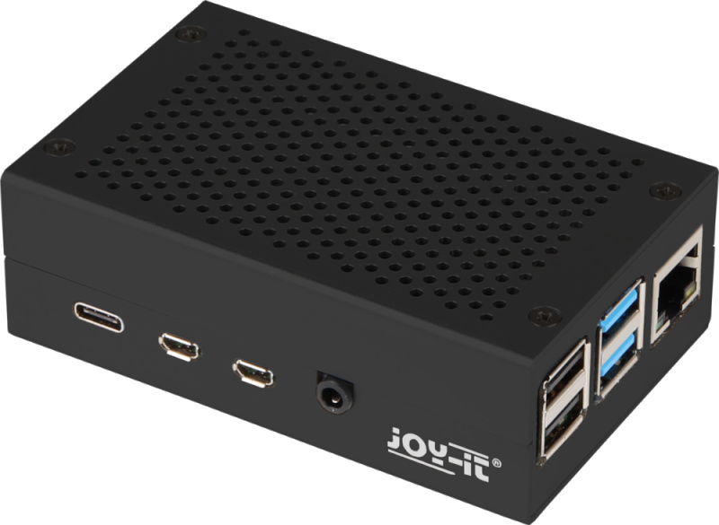 Joy-IT korpus Aluminium Case for Raspberry Pi 4 B must