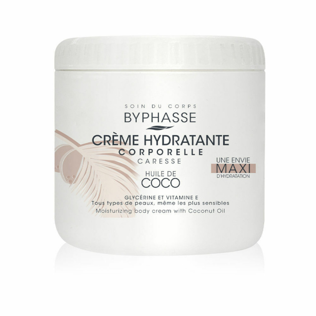 Byphasse niisutav kehakreem Kookospähkliõli (500ml)