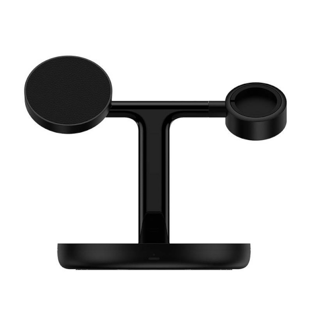 Baseus juhtmevaba laadija Swan 3 in 1 Magnetic Charging Bracket 20W must