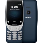 Nokia 8210 sinine, 2.8", TFT LCD, 240 x 320, Unisoc, T107, Internal RAM 0.048GB, 0.128GB, microSDHC, Dual SIM, Main camera 0.3 MP, 1450 mAh
