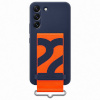 Samsung kaitsekest Galaxy S22 Silicone Cover with Strap, sinine