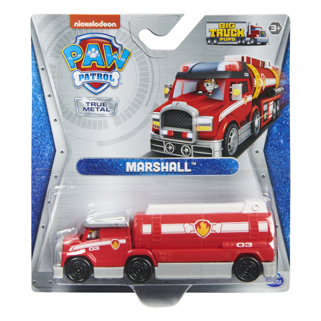 Paw Patrol sõiduk Big Truck Pups True Metal Marshall, 6063793