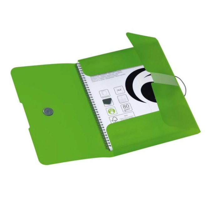 Herlitz kummiga kaaned A4 pl. Easy Orga, roheline