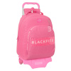 BlackFit8 ratastega koolikott Glow up roosa 32x42x15cm