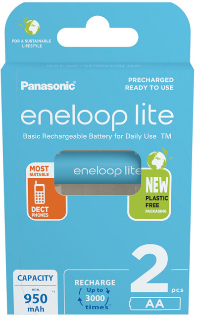 Panasonic aku Eneloop Lite AA 950 2BP
