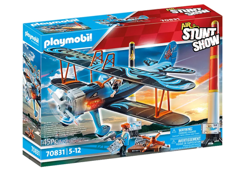 Playmobil klotsid Air Stunt Show 70831 Phoenix Biplane