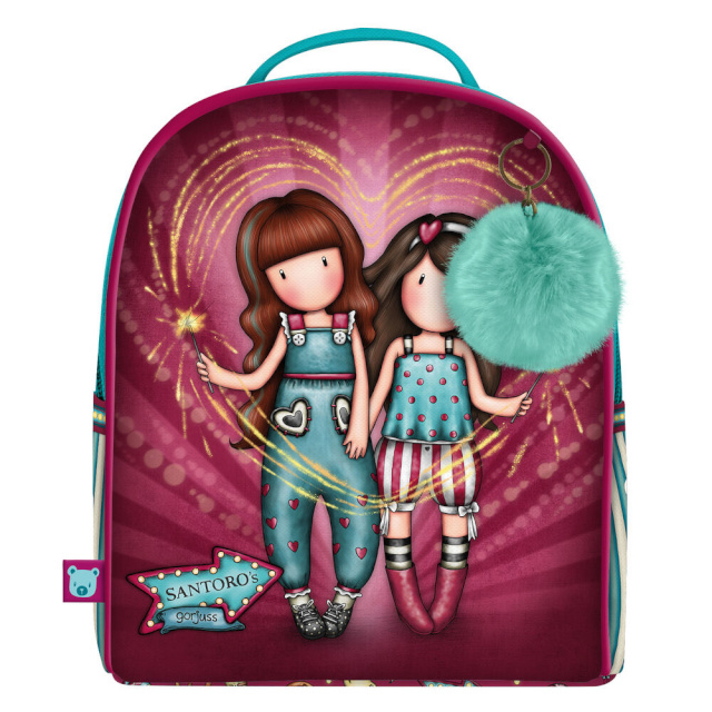 Gorjuss seljakott Fireworks Mini kastanpruun 20x22x10cm