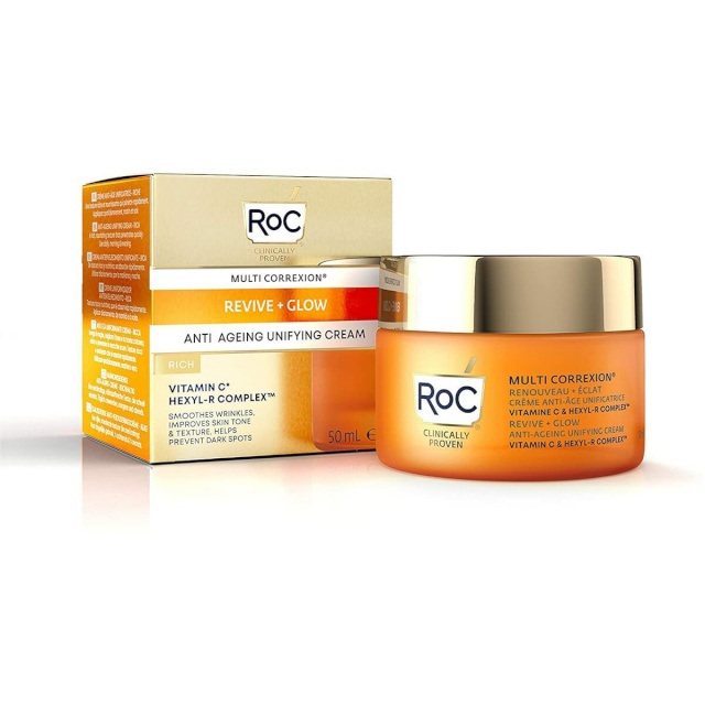 RoC näokreem Multi Correxion Revive + Glow 50ml, naistele