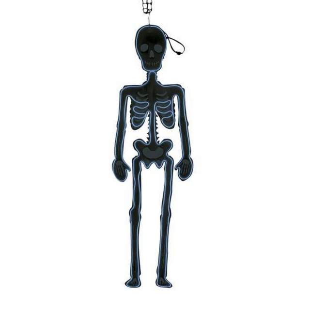 My Other Me Rippkaunistus Skelett Valgus Halloween Neoon (90x30cm)