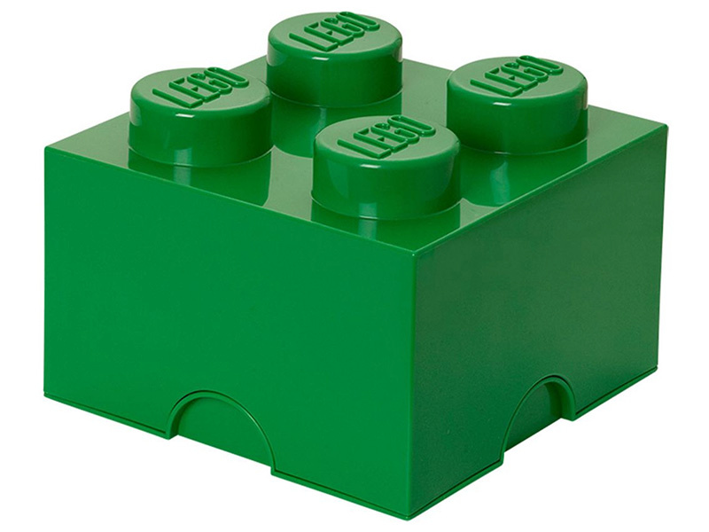 LEGO klotsikast Storage Brick (4003), roheline