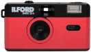 Ilford analoogkaamera Sprite 35-II, must/punane