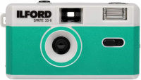 Ilford analoogkaamera Sprite 35-II, hõbedane/roheline