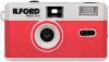 Ilford analoogkaamera Sprite 35-II, hõbedane/punane
