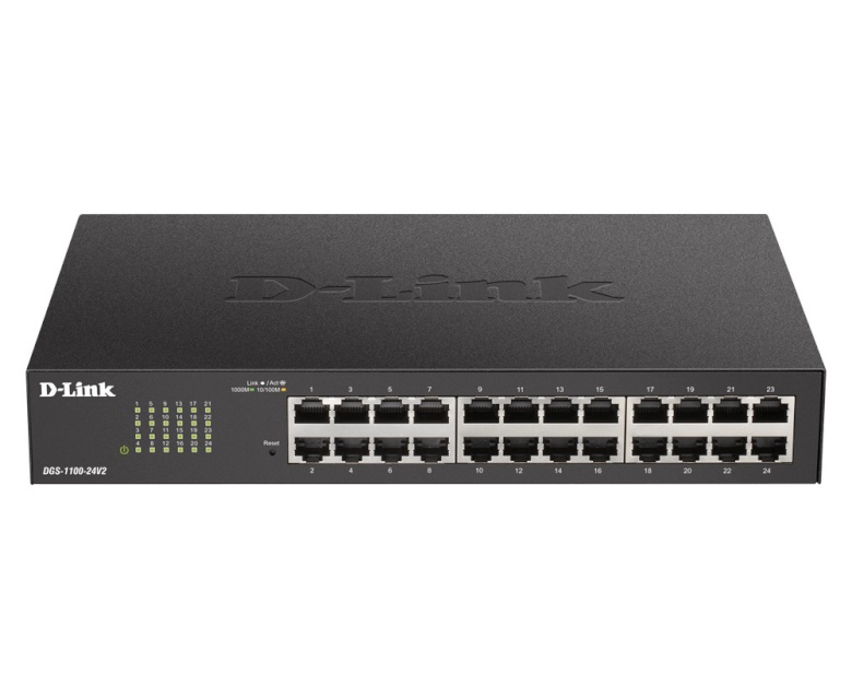 D-Link switch DGS-1100-24V2/E, 24-Port, Gigabit Managed, must