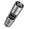 Baseus FM edastaja Energy Column Car Wireless MP3 Charger Wireless 5.0+5V/3.1A hõbedane