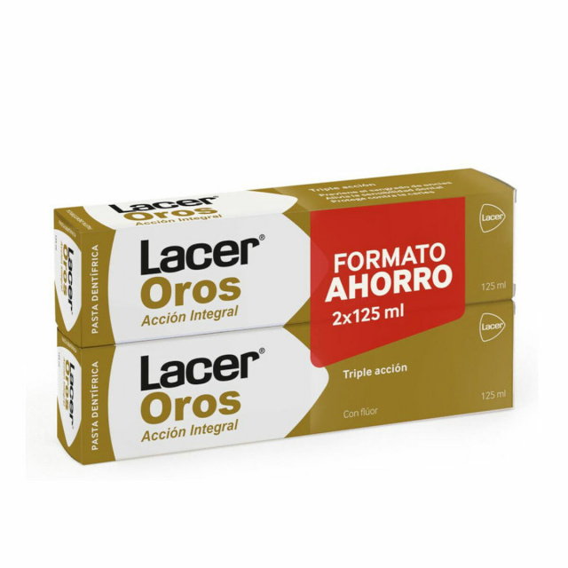Lacer Kolmekordse toimega hambapasta Oro 2x125ml (2tk)