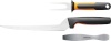 Fiskars fileerimisnugade komplekt Functional Form Fisherman's Set, 3tk, must/hõbedane