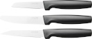 Fiskars nugade komplekt Functional Form Knife Set, 3tk, must