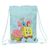 Spongebob paeltega seljakott Stay positive sinine valge 26x34x1cm