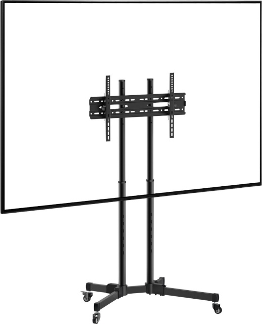 Mozi põrandakinnitus T10 ratastel, 37-70" ekraanidele, must
