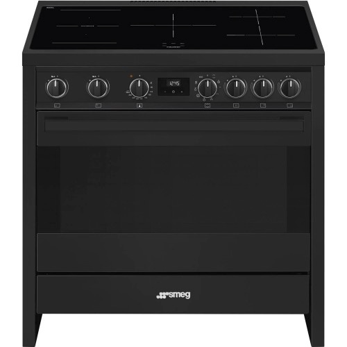 Smeg elektripliit B95IMAN9 Mista, 90 cm, 5 x induktsioon, elektriahi, aurupuhastus, antrastiit