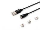 Savio kaabel CL-155, USB Cable 3in1, must