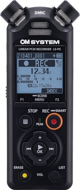 OM Digital Solutions helisalvesti LS-P5 Audio Recorder