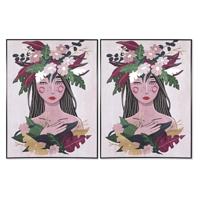 DKD Home Decor maal 103x4,5x143cm lilled Skandinaavia (2tk)