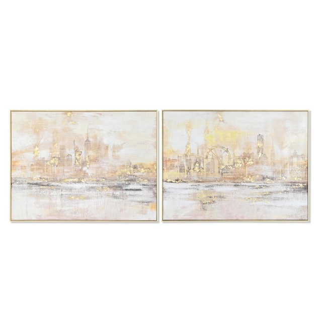 DKD Home Decor maal 80x3,5x60cm New York Loft (2tk)