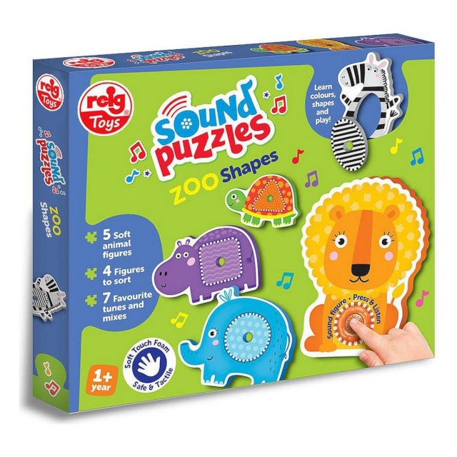 Reig laste pusle Zoo Shapes loomad muusikaline Farm