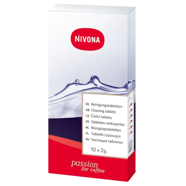 Nivona puhastustabletid espressomasinale 10 tk pakis