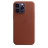 Apple kaitsekest iPhone 14 Pro Max Leather Case with MagSafe Umber, pruun