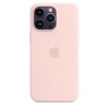 Apple kaitsekest iPhone 14 Pro Max Silicone Case with MagSafe Chalk Pink, roosa