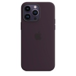 Apple kaitsekest iPhone 14 Pro Max Silicone Case with MagSafe Elderberry, tumelilla
