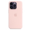 Apple kaitsekest iPhone 14 Pro Silicone Case with MagSafe Chalk Pink, roosa