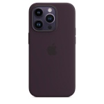 Apple kaitsekest iPhone 14 Pro Silicone Case with MagSafe Elderberry, tumelilla