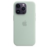 Apple kaitsekest iPhone 14 Pro Silicone Case with MagSafe Succulent, heleroheline