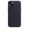 Apple kaitsekest iPhone 14 Plus Leather Case with MagSafe Ink, tumesinine