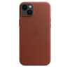 Apple kaitsekest iPhone 14 Plus Leather Case with MagSafe Umber, pruun