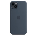 Apple kaitsekest iPhone 14 Plus Silicone Case with MagSafe Storm Blue, tumesinine