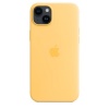Apple kaitsekest iPhone 14 Plus Silicone Case with MagSafe Sunglow, kollane