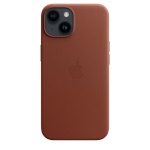 Apple kaitsekest iPhone 14 Leather Case with MagSafe Umber, pruun