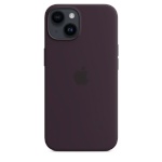Apple kaitsekest iPhone 14 Silicone Case with MagSafe Elderberry, tumelilla