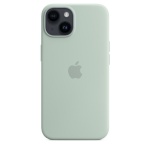 Apple kaitsekest iPhone 14 Silicone Case with MagSafe Succulent, heleroheline