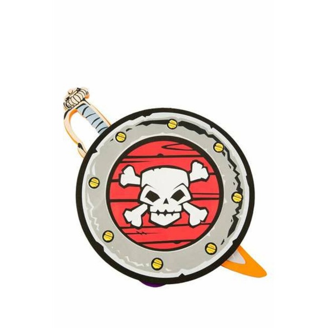 Mõõga ja kilbi komplekt My Other Me Pealuu Piraat 42 x 35 x 4 cm