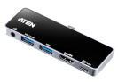 Aten dokkimisalus Aten UH3238 USB-C Travel Dock with Power Pass-Through