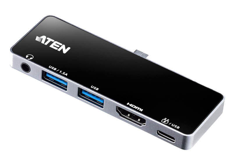 Aten dokkimisalus Aten UH3238 USB-C Travel Dock with Power Pass-Through