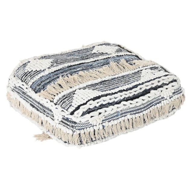 DKD Home Decor padi Põranda must Triibud 60x60x25cm