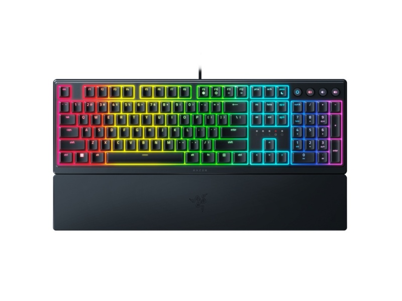 Razer klaviatuur Ornata V3, Gaming Keyboard, RGB, US, Mecha-Membrane, must